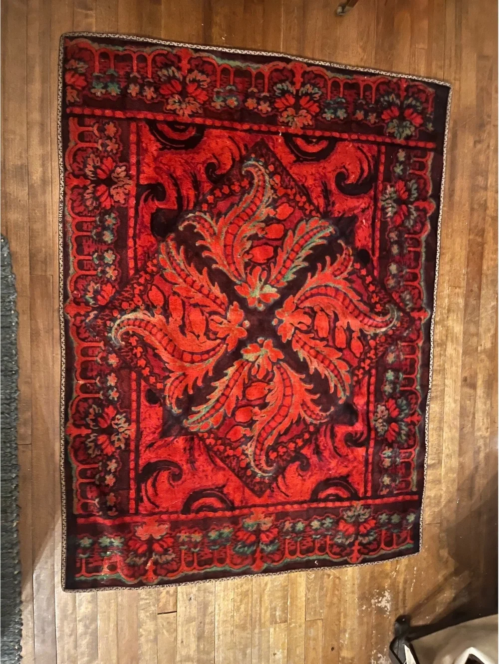 1800s Chase Mohair Sleigh Blanket